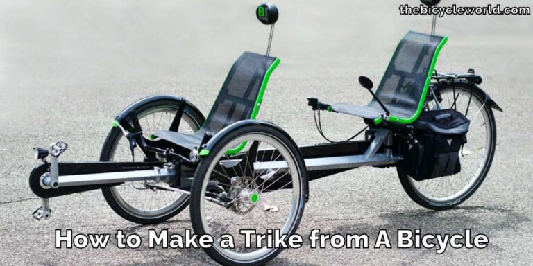 How to Make a Trike from A Bicycle