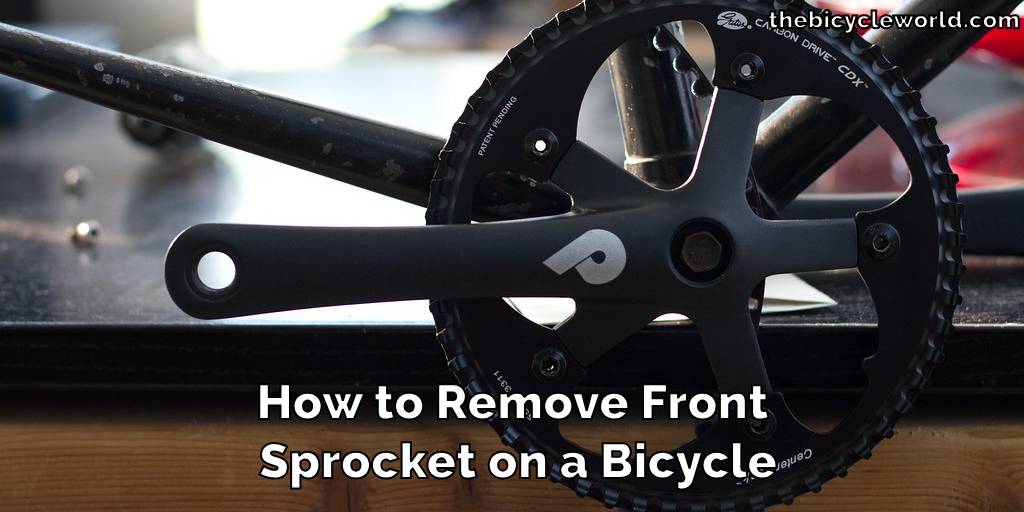 How to Remove Front Sprocket on a Bicycle