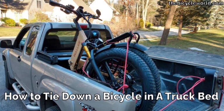 How to Tie Down a Bicycle in A Truck Bed