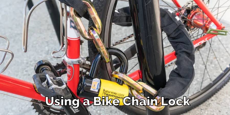 Using a Bike Chain Lock