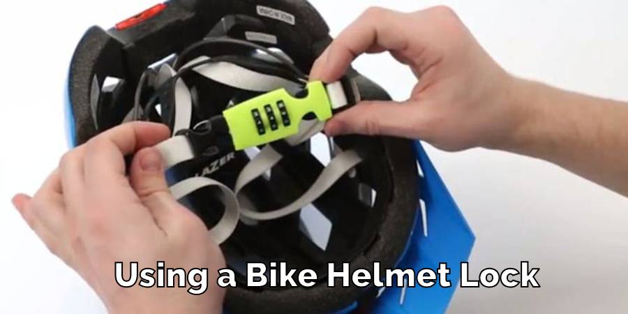 Using a Bike Helmet Lock