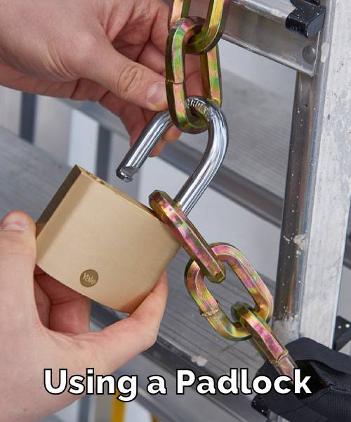 Using a Padlock