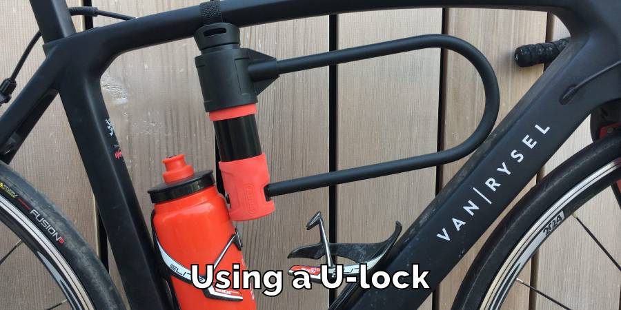 Using a U-lock