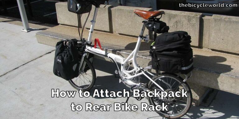 How to Attach Backpack to Rear Bike Rack