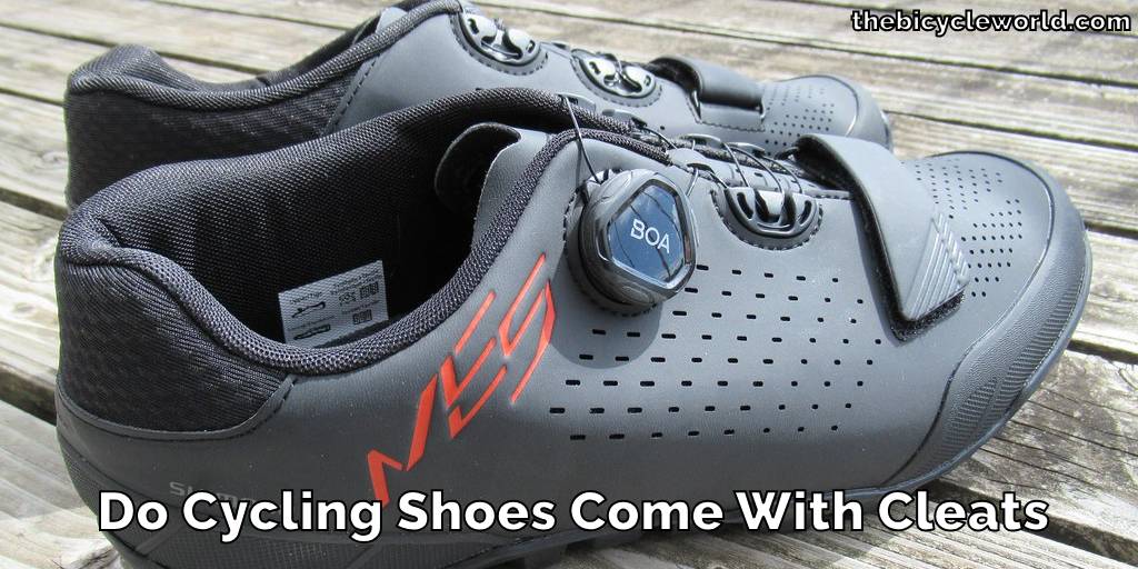 Do Cycling Shoes Come With Cleats