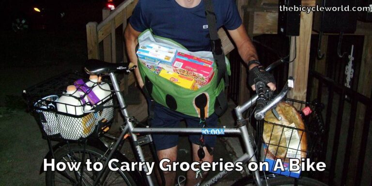 How to Carry Groceries on A Bike