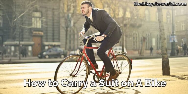 How to Carry a Suit on A Bike