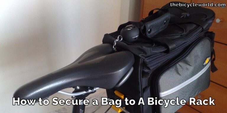 How to Secure a Bag to A Bicycle Rack