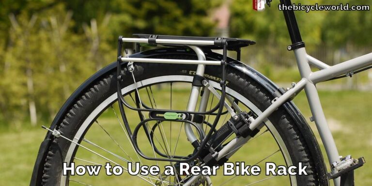 How to Use a Rear Bike Rack
