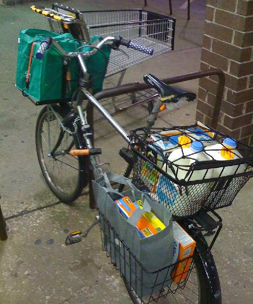 Why You Need to Carry Groceries on A Bike