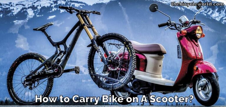 How to Carry Bike on A Scooter?