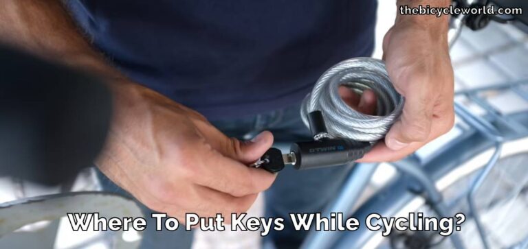 Where To Put Keys While Cycling?